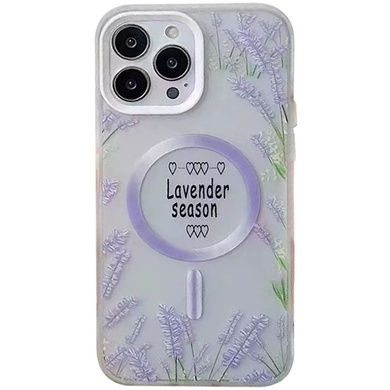 TPU+PC чехол Tenderness with MagSafe для Apple iPhone 14 Pro (6.1") Lavender season