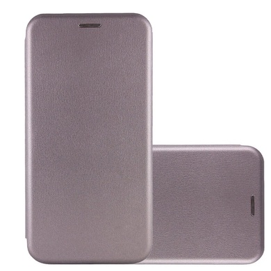 Кожаный чехол (книжка) Classy для Xiaomi Redmi 12C Серый
