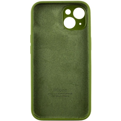 Чохол Silicone Case Full Camera Protective (AA) для Apple iPhone 15 Plus (6.7"), Зеленый / Dark Olive