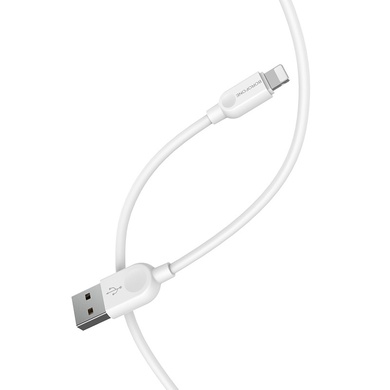 Дата кабель Borofone BX14 USB to Lightning (1m) Белый