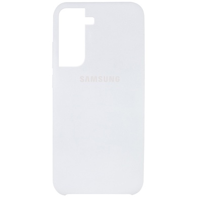 Чехол Silicone Cover (AAA) для Samsung Galaxy S21 Белый / White