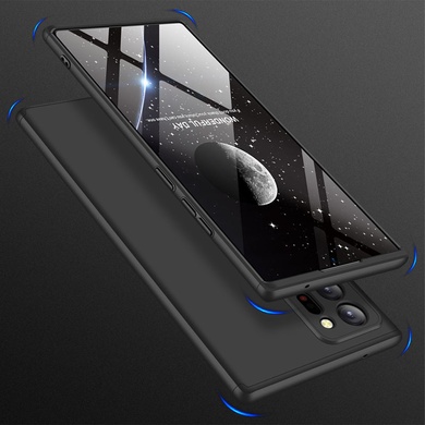 Пластиковая накладка GKK LikGus 360 градусов (opp) для Samsung Galaxy Note 20 Ultra Черный