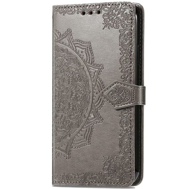 Кожаный чехол (книжка) Art Case с визитницей для Samsung Galaxy A24 4G Серый