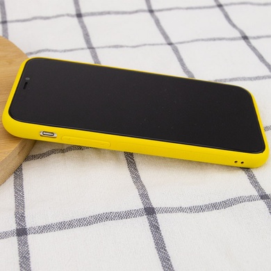 Кожаный чехол Xshield для Apple iPhone 14 Pro (6.1") Желтый / Yellow