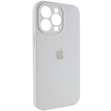 Чохол Silicone Case Full Camera Protective (AA) для Apple iPhone 15 Pro Max (6.7"), Білий / White