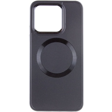 TPU чохол Bonbon Metal Style with MagSafe для Xiaomi Redmi Note 13 Pro+, Чорний / Black