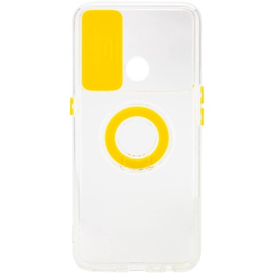 Чехол Camshield ColorRing TPU со шторкой для камеры для Oppo A53 / A32 / A33 Желтый
