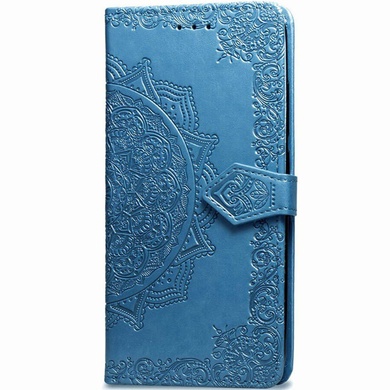 Кожаный чехол (книжка) Art Case с визитницей для Huawei P Smart Z Синий