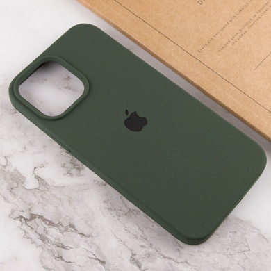 Чехол Silicone Case Full Protective (AA) для Apple iPhone 14 Pro (6.1") Зеленый / Cyprus Green
