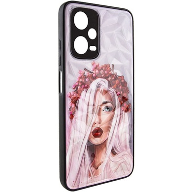 TPU+PC чехол Prisma Ladies для Xiaomi Redmi Note 12 Pro 5G Ukrainian Girl