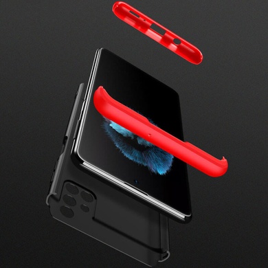 Пластикова накладка GKK LikGus 360 градусів (opp) для Samsung Galaxy M51, Черный / Красный