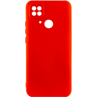Чехол Silicone Cover Lakshmi Full Camera (A) для Xiaomi Poco C40 Красный / Red