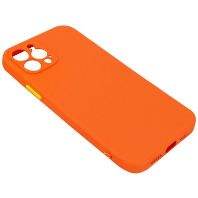 Чехол TPU Square Full Camera для Apple iPhone 12 Pro Max (6.7") Оранжевый
