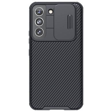 Карбоновая накладка Nillkin Camshield (шторка на камеру) для Samsung Galaxy S24 , Черный / Black