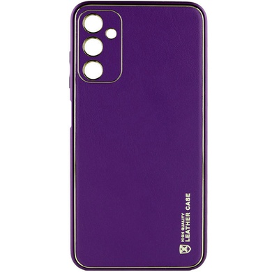 Кожаный чехол Xshield для Samsung Galaxy A54 5G Фиолетовый / Dark Purple
