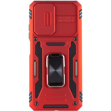 Удароміцний чохол Camshield Army Ring для Xiaomi Redmi 10, Червоний / Red