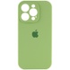 Чехол Silicone Case Full Camera Protective (AA) для Apple iPhone 14 Pro (6.1") Мятный / Mint