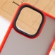 TPU+PC чехол Metal Buttons для Apple iPhone 14 Plus (6.7") Красный