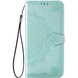 Кожаный чехол (книжка) Art Case с визитницей для Samsung Galaxy A12 / M12 Бирюзовый