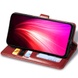 Кожаный чехол книжка GETMAN Gallant (PU) для Xiaomi Redmi 10C Красный