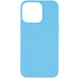 Силіконовий чохол Candy для Apple iPhone 14 Pro (6.1"), Блакитний