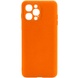 Силиконовый чехол Candy Full Camera для Apple iPhone 12 Pro (6.1") Оранжевый / Orange