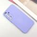 Чохол Silicone Cover Lakshmi Full Camera (A) для Samsung Galaxy A35, Бузковий / Dasheen