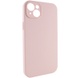 Чехол Silicone Case Full Camera Protective (AA) NO LOGO для Apple iPhone 13 (6.1") Розовый / Pink Sand