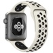 Силиконовый ремешок Sport+ для Apple watch 42mm / 44mm Antigue White / Black