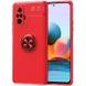 TPU чохол Deen ColorRing під магнітний тримач (opp) для Xiaomi Redmi Note 10 Pro / 10 Pro Max, Червоний / Червоний
