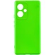 Чохол Silicone Cover Lakshmi Full Camera (AA) для Xiaomi Redmi 13 4G / Poco M6 4G, Салатовый / Neon green