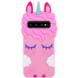 Силиконовая накладка 3D Little Unicorn для Samsung Galaxy S10+ Розовый, Единорог