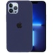 Чохол Silicone Case Full Protective (AA) для Apple iPhone 13 Pro Max (6.7 "), Темний Синій / Midnight Blue
