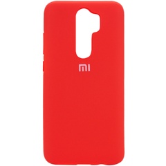 Чехол Silicone Cover Full Protective (AA) для Xiaomi Redmi Note 8 Pro Красный / Red
