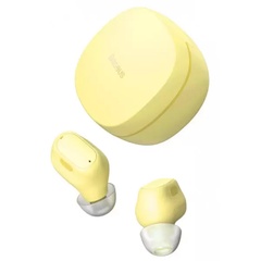 Бездротові TWS навушники Baseus WM01 (NGWM01/NGTW24), Yellow