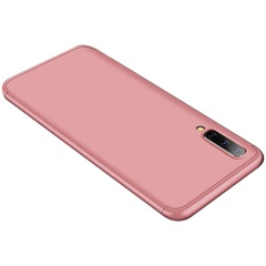 Пластиковая накладка GKK LikGus 360 градусов (opp) для Samsung Galaxy A50 (A505F) / A50s / A30s Розовый / Rose gold
