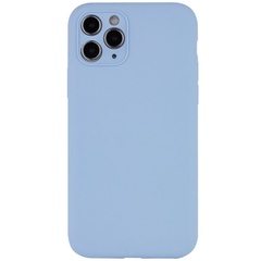 Чохол Silicone Case Full Camera Protective (AA) NO LOGO для Apple iPhone 12 Pro Max (6.7"), Блакитний / Lilac Blue