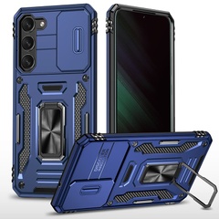 Удароміцний чохол Camshield Army Ring для Samsung Galaxy S22, Синий / Navy