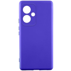 Чехол Silicone Cover Lakshmi Full Camera (AA) для Xiaomi Redmi 13 4G / Poco M6 4G Синий / Iris