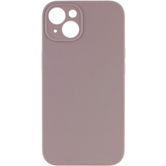 Чохол Silicone Case Full Camera Protective (AA) NO LOGO для Apple iPhone 14 (6.1"), Сірий / Lavender