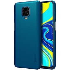 Чехол Nillkin Matte для Xiaomi Redmi Note 9s / Note 9 Pro / Note 9 Pro Max Бирюзовый / Peacock blue