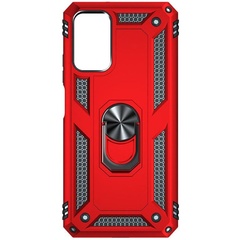 Ударопрочный чехол Serge Ring for Magnet для Xiaomi 11T / 11T Pro Красный