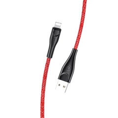 Дата кабель Usams US-SJ394 U41 Lightning Braided Data and Charging Cable 2m Черный