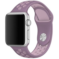 Силіконовий ремінець Sport+ для Apple watch 42mm / 44mm, lilac pride / Pink