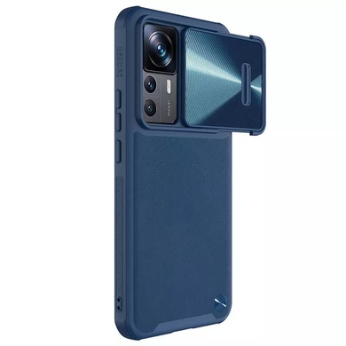 Шкіряна накладка Nillkin Camshield Leather S (шторка на камеру) для Xiaomi 12T Pro, Blue