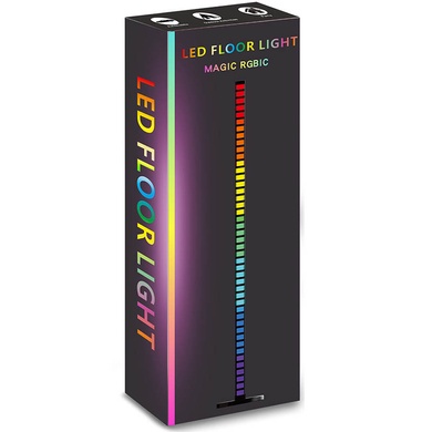 Підлогова кутова LED лампа RGB Magic 2 Bluetooth USB with app, Black