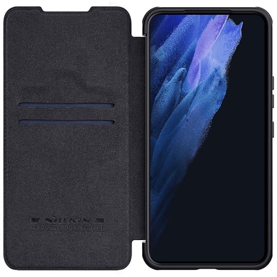 Кожаный чехол (книжка) Nillkin Qin Pro Camshield для Samsung Galaxy S23+ Черный
