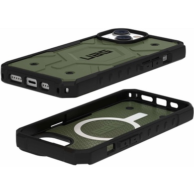 Ударостійкий чохол UAG Pathfinder with MagSafe для Apple iPhone 15 Plus / 14 Plus (6.7"), Зелений
