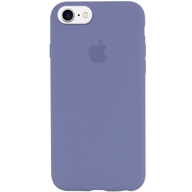 Чехол Silicone Case Full Protective (AA) для Apple iPhone 7 / 8 / SE (2020) (4.7") Серый / Lavender Gray