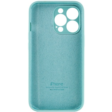 Чохол Silicone Case Full Camera Protective (AA) для Apple iPhone 15 Pro Max (6.7"), Бирюзовый / Marine Green